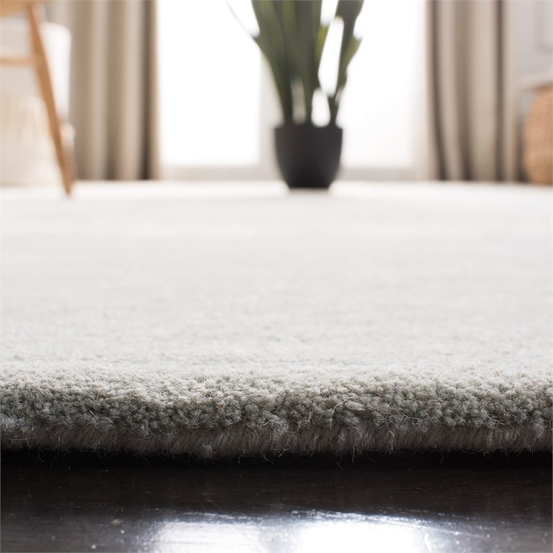Safavieh Bella 2' X 3' Hand Tufted Wool Pile Rug in Gray and Ivory