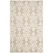 Safavieh Bella 5' X 8' Hand Tufted Wool Pile Rug in Sand and Ivory