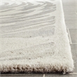 Safavieh Bella 3' X 5' Hand Tufted Wool Pile Rug in Ivory and Gray