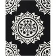Safavieh Bella 4' X 6' Hand Tufted Wool Pile Rug in Black and Ivory