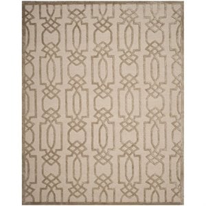 Safavieh Bella 2' 6&quot X 4' Hand Tufted Wool Pile Rug in Sand and Brown