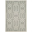 Safavieh Bella 4' X 6' Hand Tufted Wool Pile Rug in Gray and Ivory