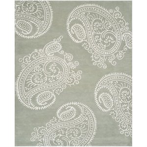 Safavieh Bella 8' X 10' Hand Tufted Rug in Gray and Ivory