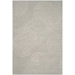 Safavieh Bella 6' X 9' Hand Tufted Rug in Silver and Beige