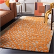 Safavieh Blossom 5' X 8' Hand Hooked Rug in Gray and Orange