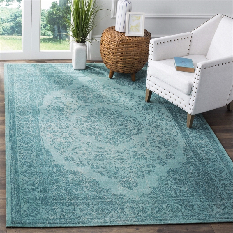 Safavieh Classic Vintage 9' X 12' Cotton Rug in Fuchsia