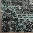 Safavieh Classic Vintage 4' X 6' Rug in Teal and Black