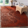 Safavieh Classic Vintage 4' X 6' Rug in Rust and Brown