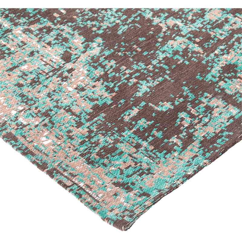 Safavieh Classic Vintage 5' X 8' Rug in Teal and Brown