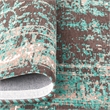 Safavieh Classic Vintage 5' X 8' Rug in Teal and Brown