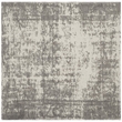 Safavieh Classic Vintage 6' X 6' Square Rug in Silver and Ivory