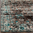 Safavieh Classic Vintage 3' X 5' Rug in Teal and Beige