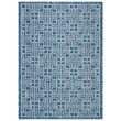 Safavieh Courtyard 8' X 11' Rug in Navy and Gray