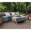 Safavieh Courtyard 8' X 11' Rug in Light Brown and Light Gray