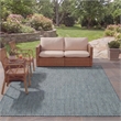 Safavieh Courtyard 8' X 11' Rug in Turquoise and Light Gray
