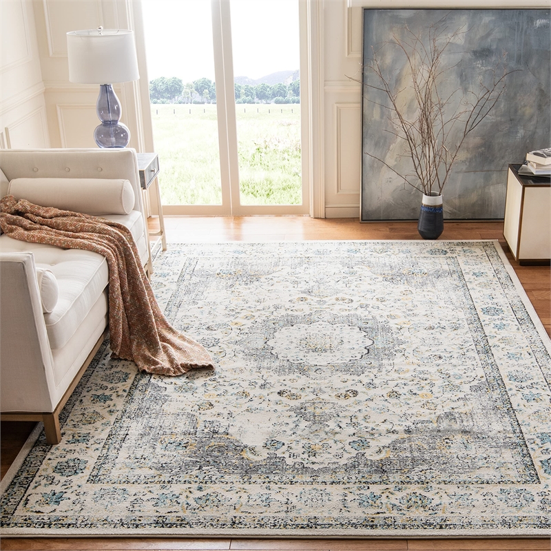 Safavieh Evoke 10' X 14' Rug in Gray and Gold