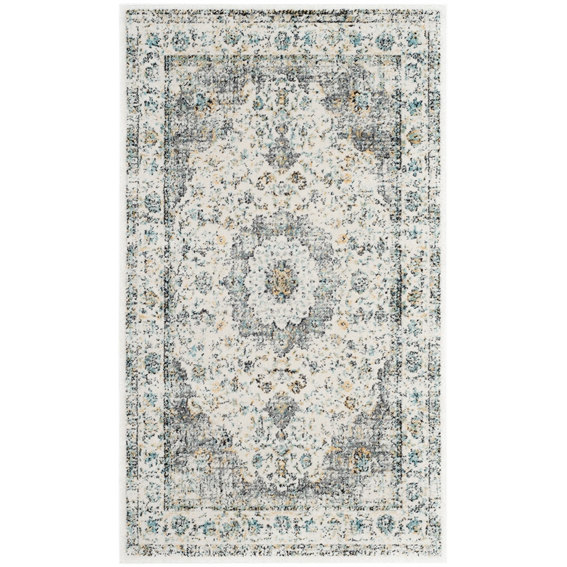 Safavieh Evoke 3' X 5' Rug in Gray and Gold