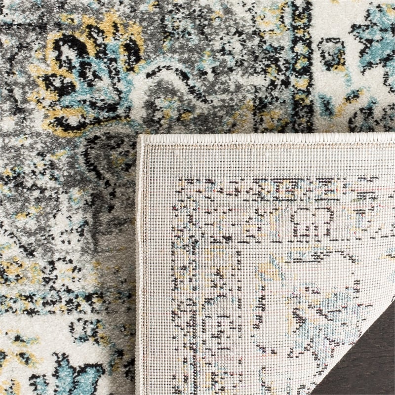 Safavieh Evoke 3' X 5' Rug in Gray and Gold