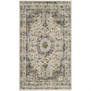 Safavieh Evoke 4' X 6' Rug in Gray and Gold