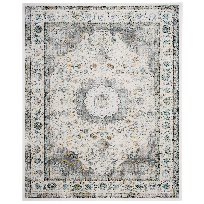 Safavieh Evoke 9' X 12' Rug in Gray and Gold