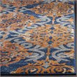 Safavieh Evoke 4' X 6' Rug in Blue and Orange