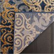 Safavieh Evoke 4' X 6' Rug in Blue and Orange