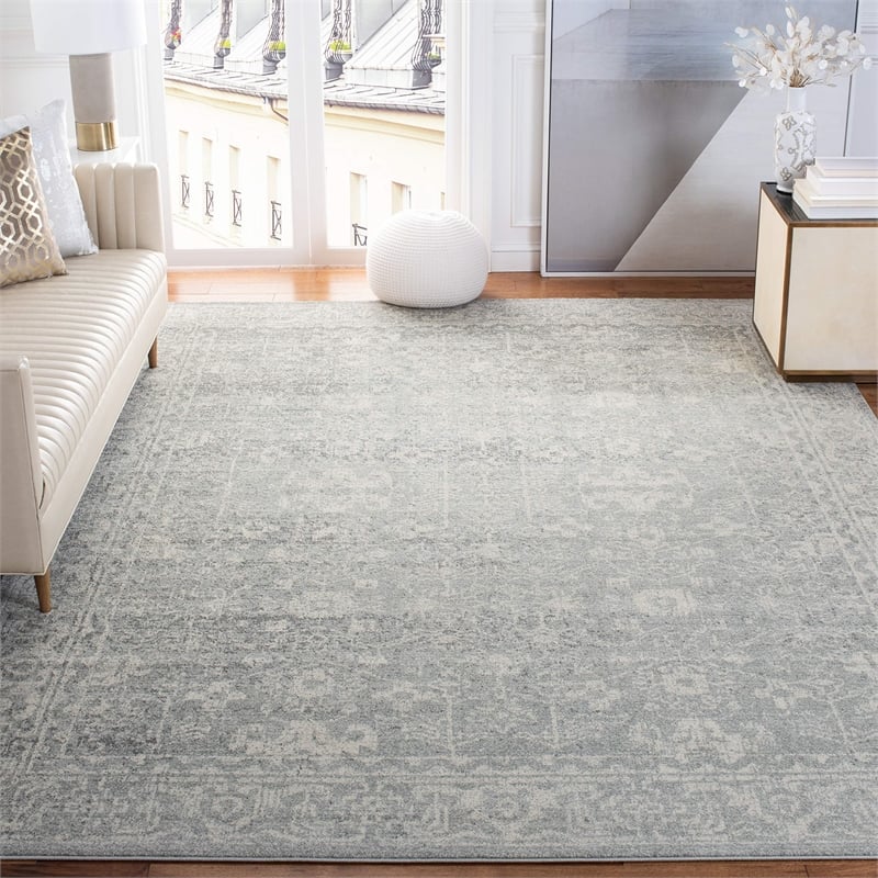 Safavieh Evoke 11' X 15' Rug in Silver and Ivory