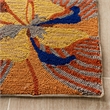 Safavieh Four Seasons 2' X 6' Hand Hooked Rug in Gray and Orange