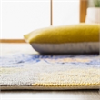Safavieh Four Seasons 2' X 6' Hand Hooked Rug in Gray and Orange
