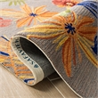 Safavieh Four Seasons 2' X 6' Hand Hooked Rug in Gray and Orange