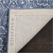 Safavieh Glamour 6' X 6' Square Hand Tufted Wool Rug in Gray and Blue
