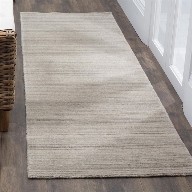 Safavieh Himalaya 6' X 6' Square Hand Loomed Rug in Pewter