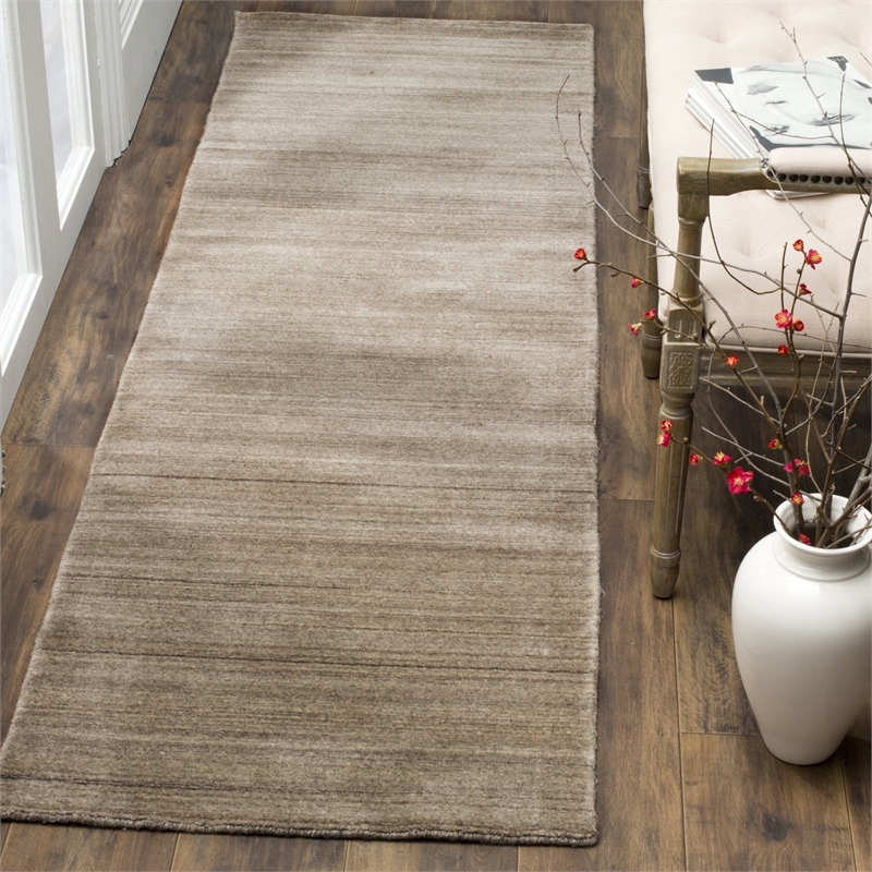 Safavieh Himalaya 6' X 6' Square Hand Loomed Rug in Pewter