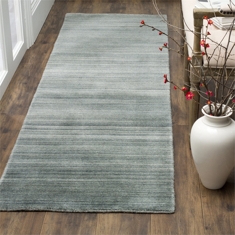 Safavieh Himalaya 6' X 6' Square Hand Loomed Rug in Pewter