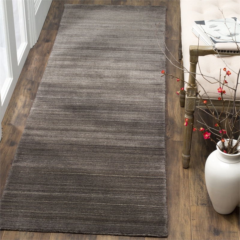 Safavieh Himalaya 6' X 6' Square Hand Loomed Rug in Pewter