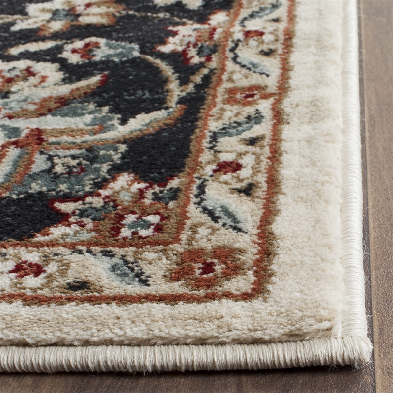 Safavieh Lyndhurst 4' X 6' Rug in Cream and Navy