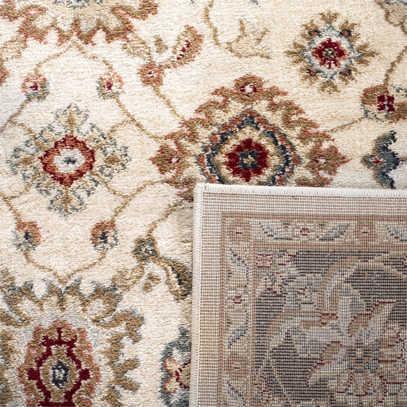 Safavieh Lyndhurst 4' X 6' Rug in Cream and Navy