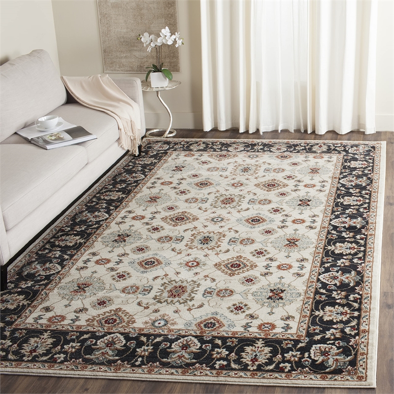 Safavieh Lyndhurst 6' X 9' Rug in Cream and Navy