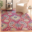 Safavieh Madison 3' X 5' Rug in Fuchsia and Gold