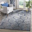 Safavieh Madison 4' X 6' Rug in Navy and Silver