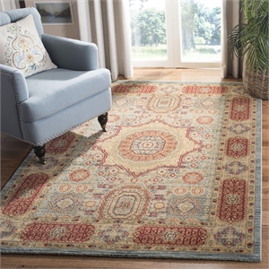 Safavieh Mahal 6' 7&quot X 9' 2&quot Rug in Navy and Red