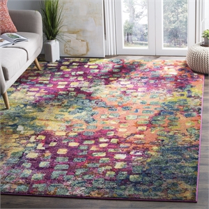 Safavieh Monaco 9' X 9' Square Rug in Pink