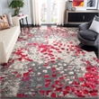 Safavieh Monaco 8' X 11' Rug in Gray and Fuchsia