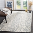 Safavieh Marbella 5' X 8' Hand Woven Rug in Light Gray and Ivory