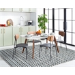 Safavieh Montauk 3' X 5' Hand Woven Cotton Rug in Ivory Blue and Black
