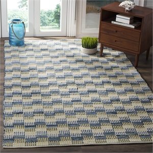 Safavieh Montauk 5' X 8' Hand Woven Cotton Pile Rug in Gold