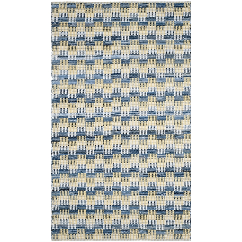 Safavieh Montauk 5' X 8' Hand Woven Cotton Pile Rug in Gold