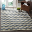 Safavieh Montauk 8' X 10' Hand Woven Cotton Pile Rug in Gold