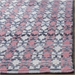 Safavieh Montauk 5' X 8' Hand Woven Cotton Pile Rug in Coral