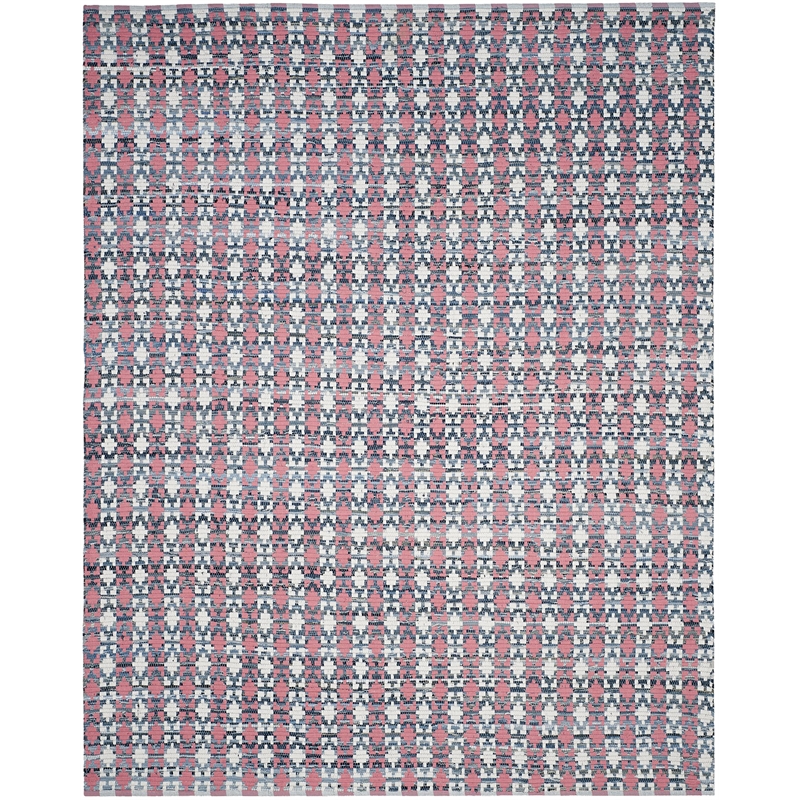 Safavieh Montauk 8' X 10' Hand Woven Cotton Pile Rug in Coral